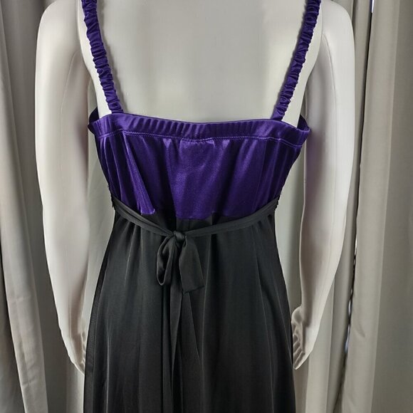 EnFocus Studio Purple Black Knee Length Sequins Dress, Formal, Prom, Size 12 - Picture 4 of 10